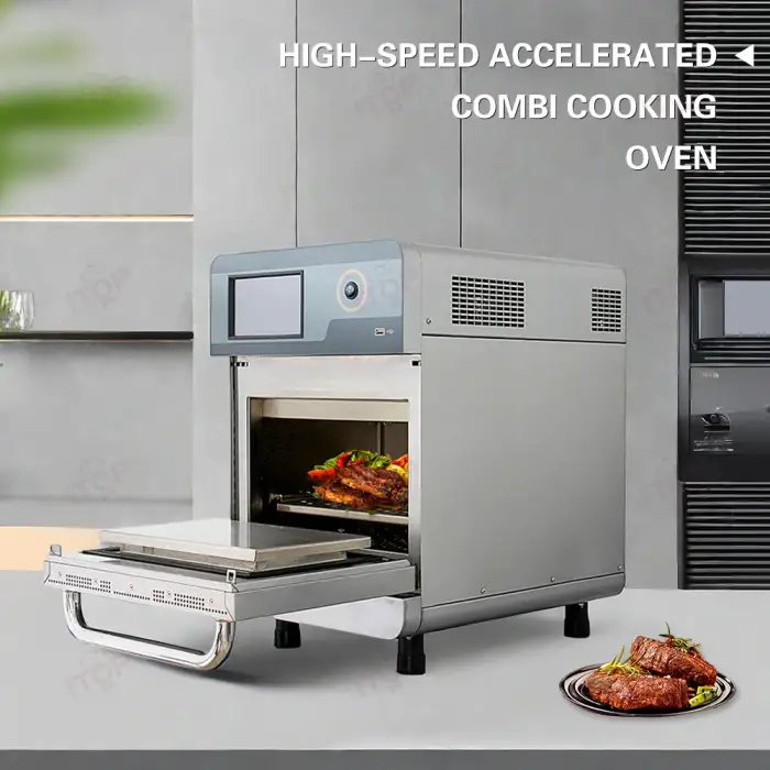 High Speed Accelerated Countertop Convection Microwave Ovens Commercial Cook Combi Oven