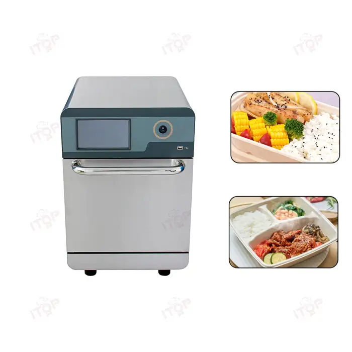 High Speed Accelerated Countertop Convection Microwave Ovens Commercial Cook Combi Oven