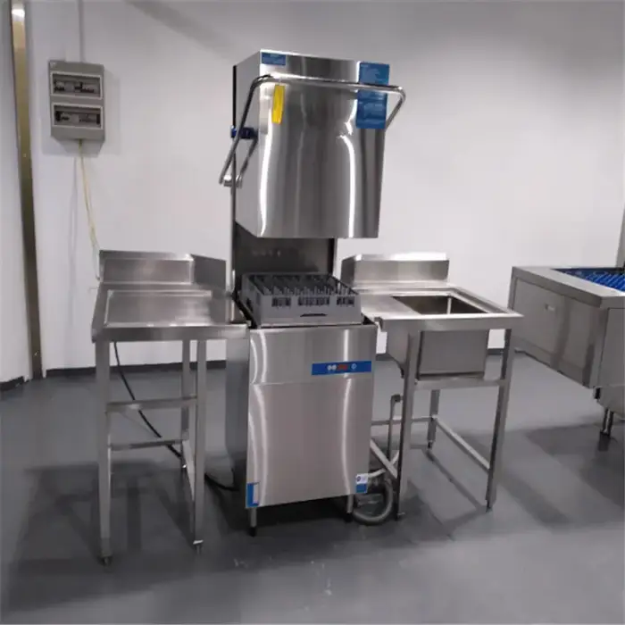 Restaurant Hood Type Commercial Dishwasher Washing Machine