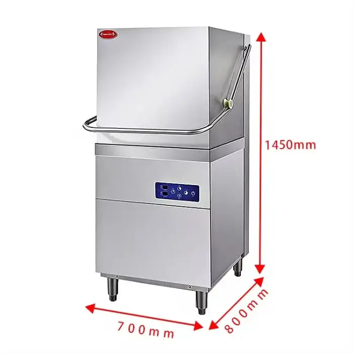 Professional Commercial Dishwashing Machine Vertical Industrial Automatic Effortless Cleaning Dishwasher Machine