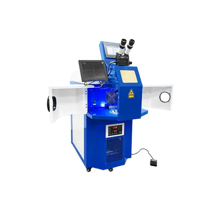 Gold silver  jewelry yag fiber laser spot welding machine welder laser 200w 300W jewelry laser welding machine water cooling