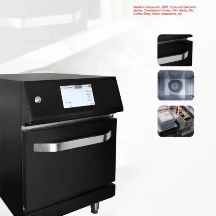 Full touch large screen microwave hot air fast oven Smart high-end fast oven Western restaurant cafe special