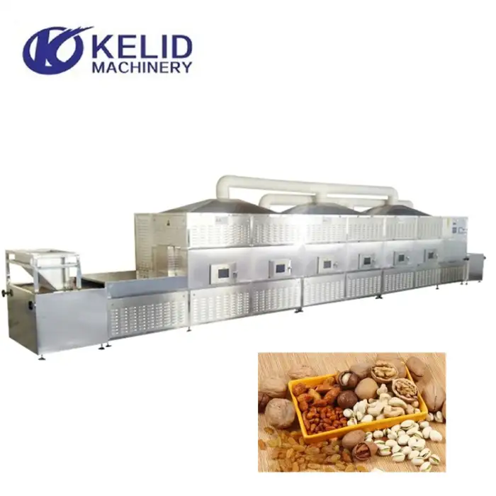 automatic high efficient industrial Tunnel Microwave Oven