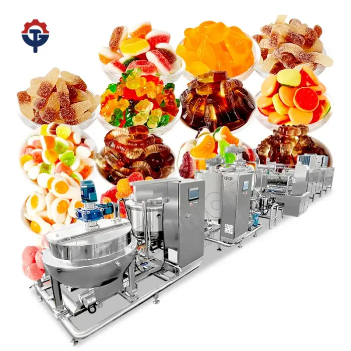 TG full Automatic Jelly Candy Gummy Machine maker