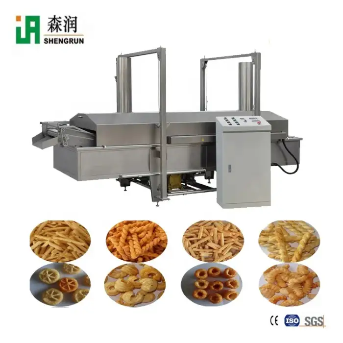 CE certificate doritos corn chips making machine corn fried bugle production line