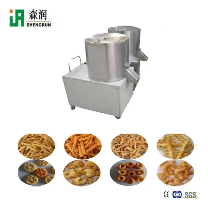 CE certificate doritos corn chips making machine corn fried bugle production line