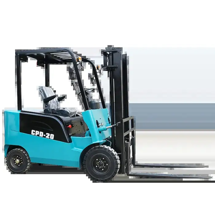 2t 2000kg 4-wheel Electric Forklift Lithium Battery 3000mm to 6000mm