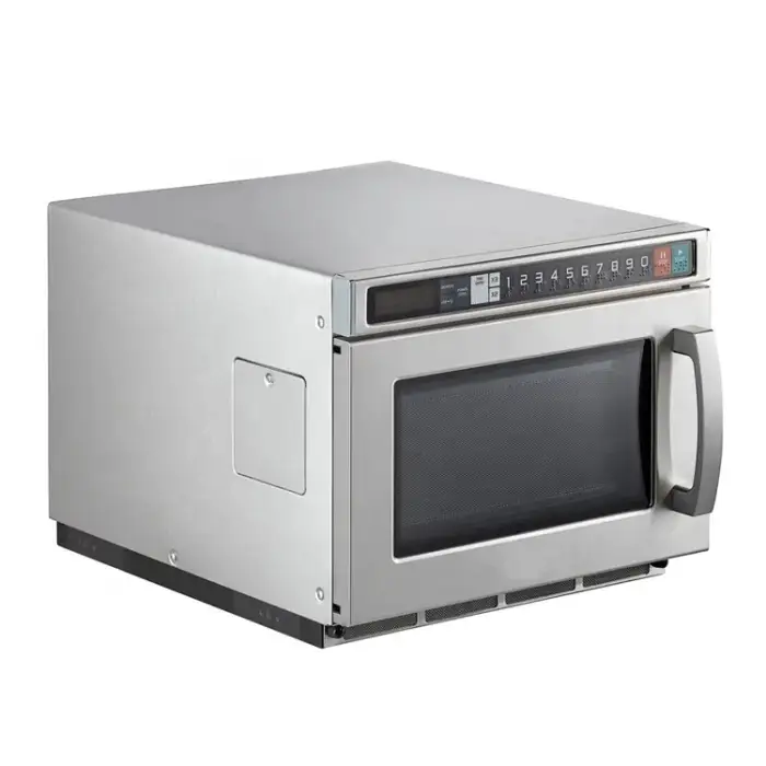 17L Stainless Steel Heavy-Duty Commercial Microwave Oven with USB Port