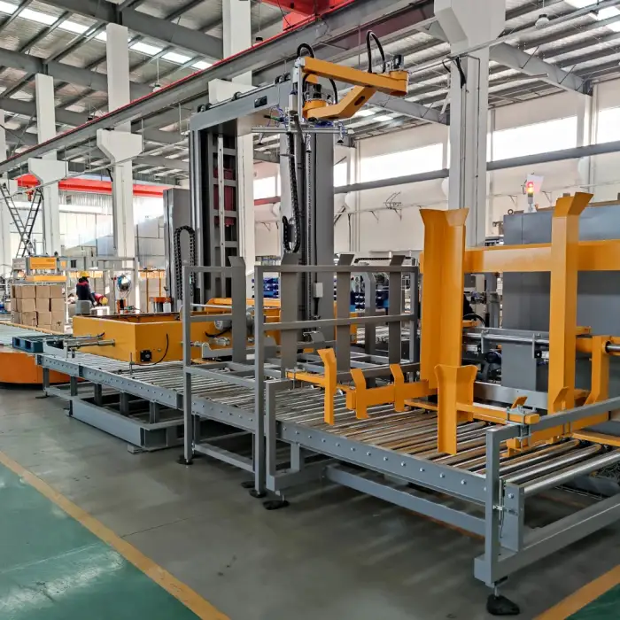 Automatic Low Level Mechanical Push Palletizer for Carton Boxes