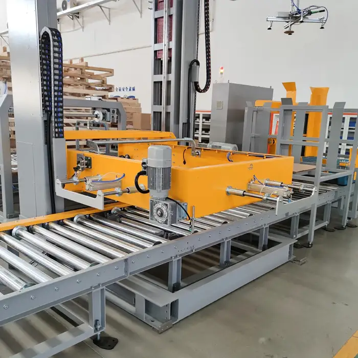 Automatic Low Level Mechanical Push Palletizer for Carton Boxes