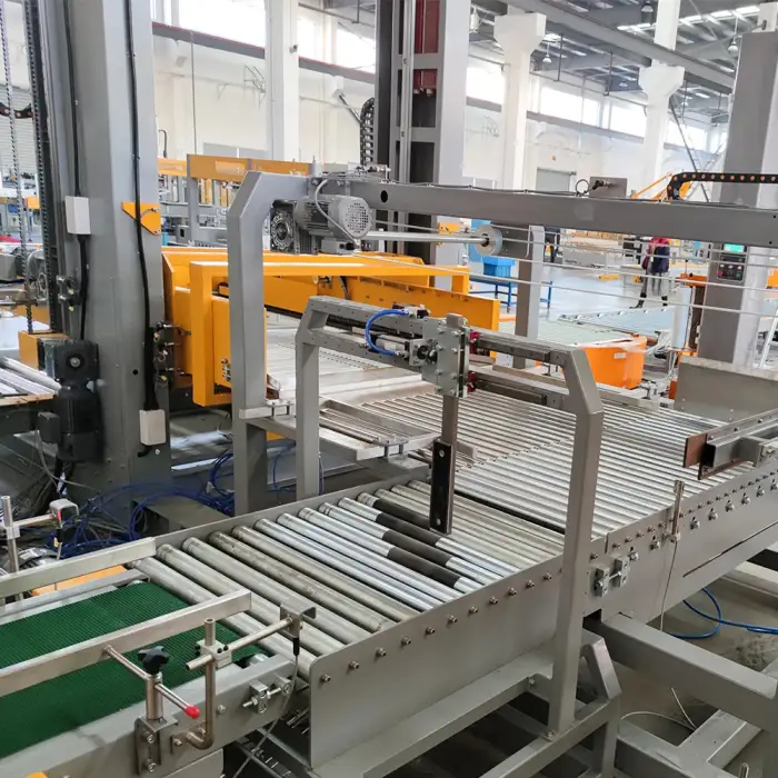 Automatic Low Level Mechanical Push Palletizer for Carton Boxes