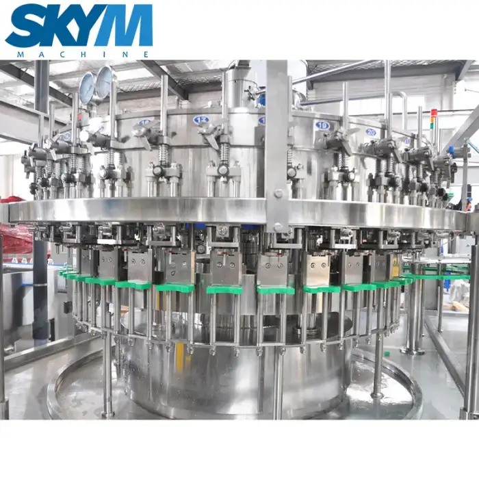 High Quality Rotary Type Soda Water Bottling Filling Machine Carbonated Drink Filling Equipment