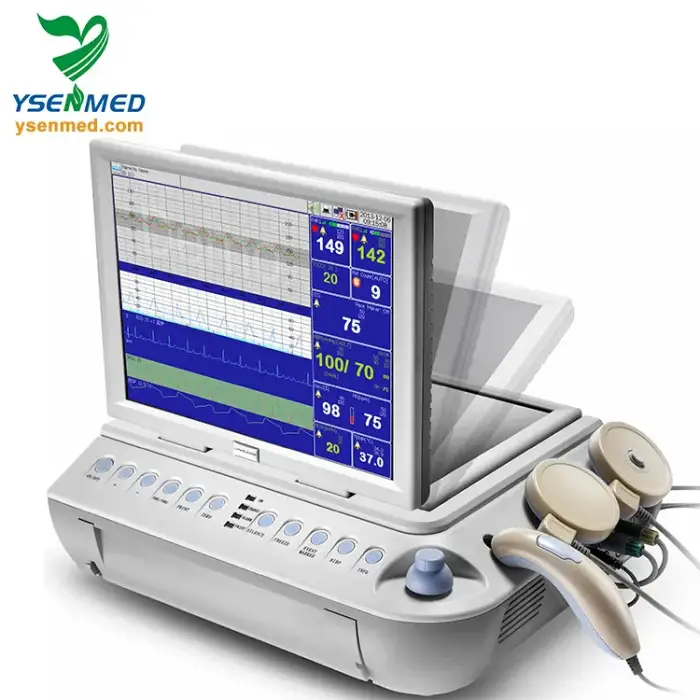 YSFM200 Ysenmed baby heart rate monitor ultrasonic fetal Portable fetal doppler monitor CTG machine doppler fetal monitor