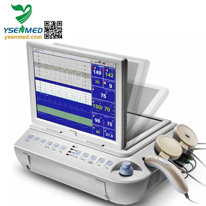 YSFM200 Ysenmed baby heart rate monitor ultrasonic fetal Portable fetal doppler monitor CTG machine doppler fetal monitor