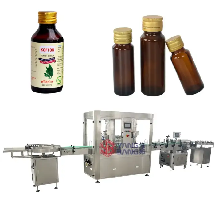 Automatic 100ml 200ml Syrup Bottling Machine Oral Liquid Filling and Capping Machine