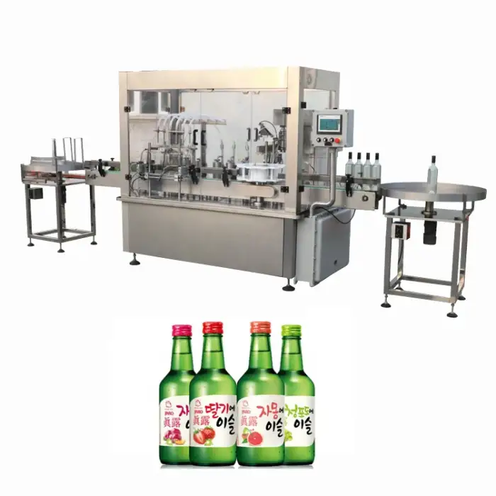 Automatic bottling equipment 100ml 250ml syrup beverages vinegar Energy Drink Filling Machine