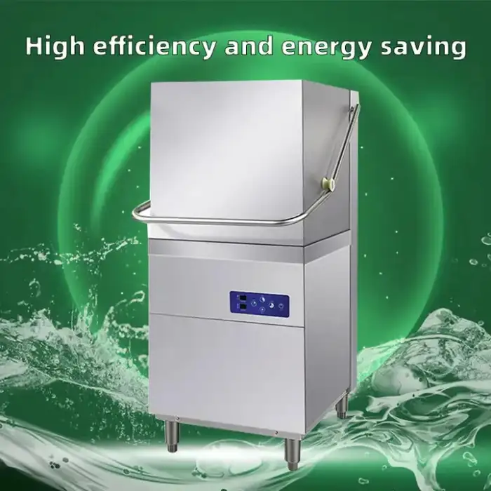 Commercial Automatic Uncovering Dishwasher Kitchen Machine for Efficient Dish Cleaning