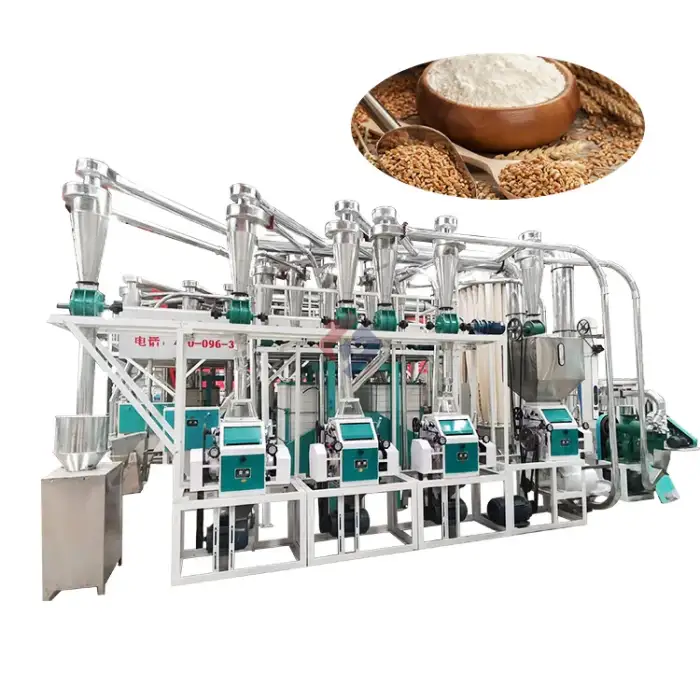 Automatic Wheat Flour Mill Small Grain Milling Machine Powder Making Production Line