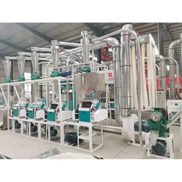 Automatic Wheat Flour Mill Small Grain Milling Machine Powder Making Production Line