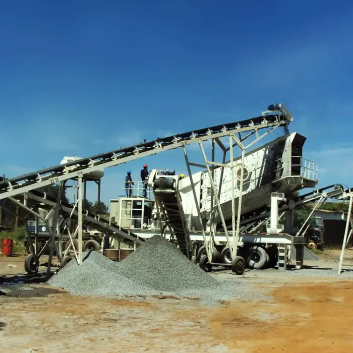 Complete quarry crushing machine, mobile granite limestone gravel jaw crusher, Aggregate rock stone crushing plant