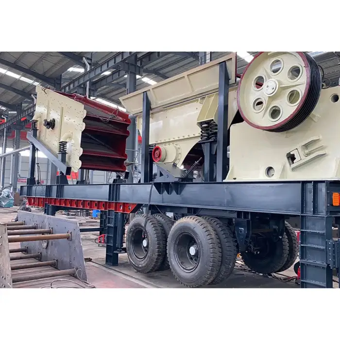 Mining Quarry Gravel Limestone Rock Sandstone Mobile Stone Crushing Screening Plant