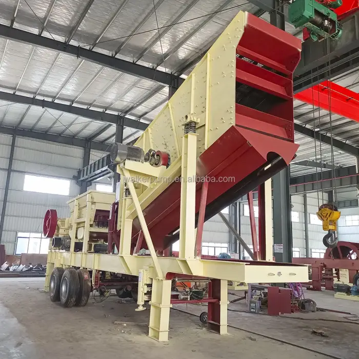 Mining Quarry Gravel Limestone Rock Sandstone Mobile Stone Crushing Screening Plant