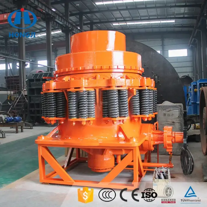 Spring Mining Copper Iron Ore Stone Crushing Aggregate Gravel Stone Cone Crusher Machine