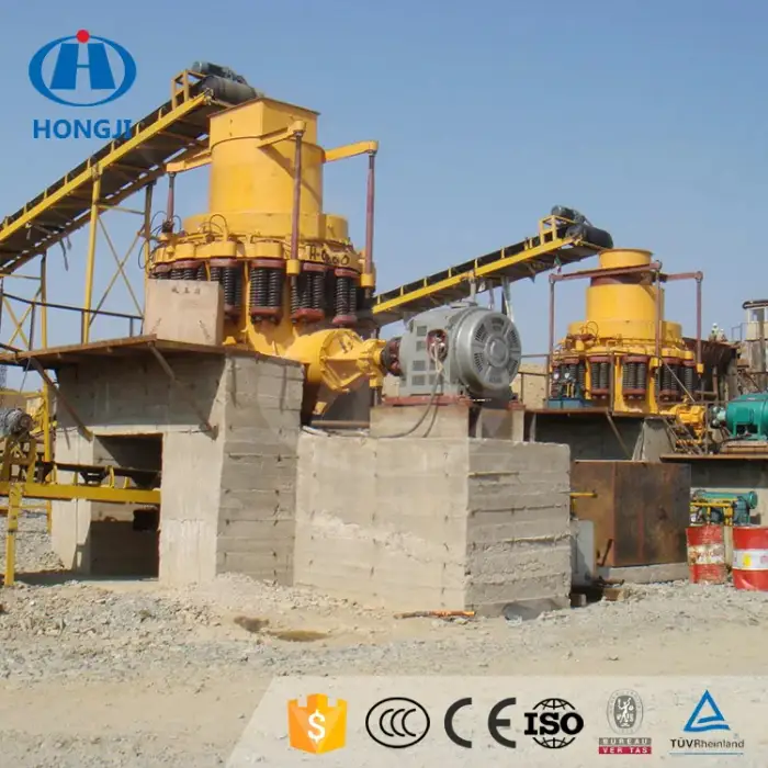 Spring Mining Copper Iron Ore Stone Crushing Aggregate Gravel Stone Cone Crusher Machine