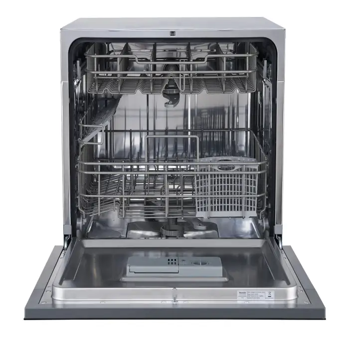 BDWSI60.14BL Black panel 5 wash programs 8 Place Sett. Freestanding Dishwasher