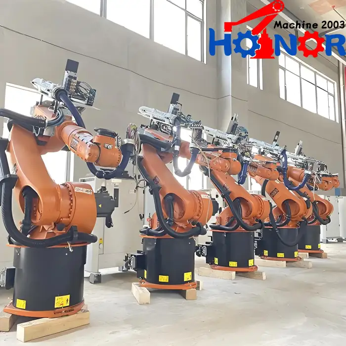 Automatic Loading and Unloading Robot with Pneumatic Gripper