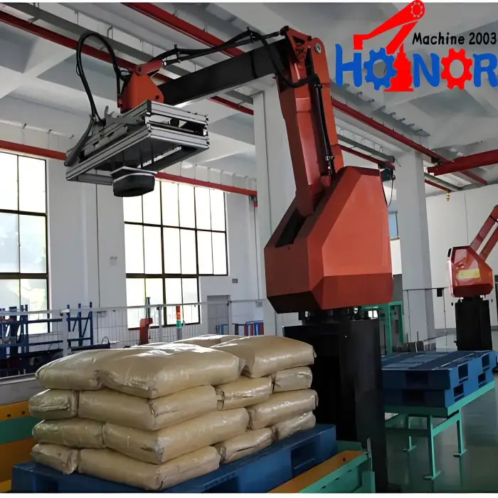 Automatic Loading and Unloading Robot with Pneumatic Gripper