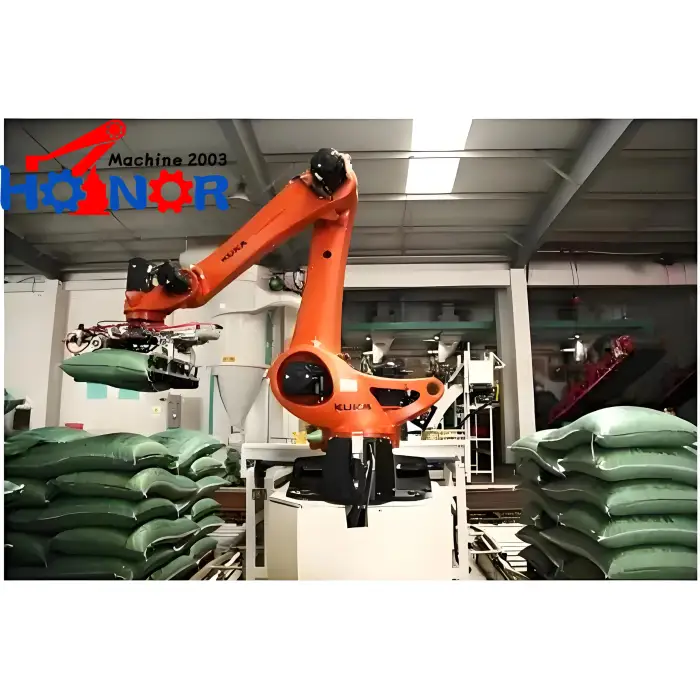 Automatic Loading and Unloading Robot with Pneumatic Gripper