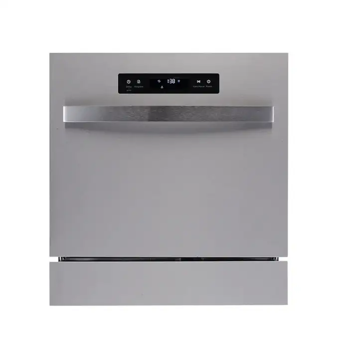 BDWSI60.14SS Sliver panel 5 wash programs 8 Place Sett. Freestanding Dishwasher