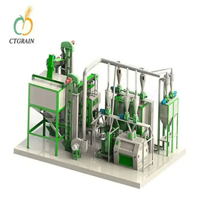 Automatic Wheat Flour Mill Machinery