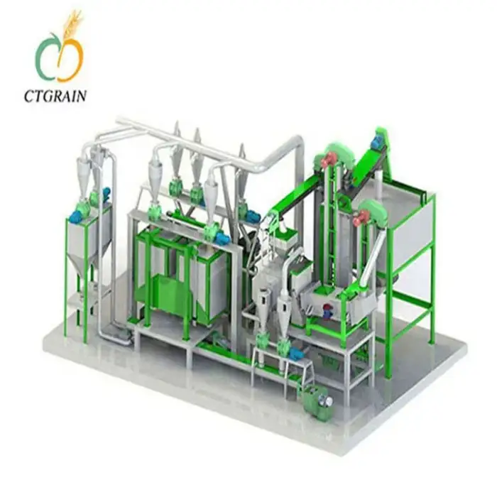 Automatic Wheat Flour Mill Machinery