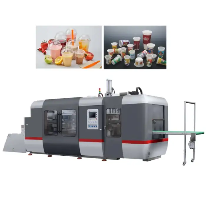 New Upgrade Fully Automatic Small Disposable Plastic Cups Making Machine