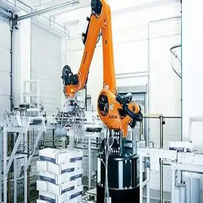 Robot Stacker Or Carton Box Palletizing Equipment Industrial KUKA Robot