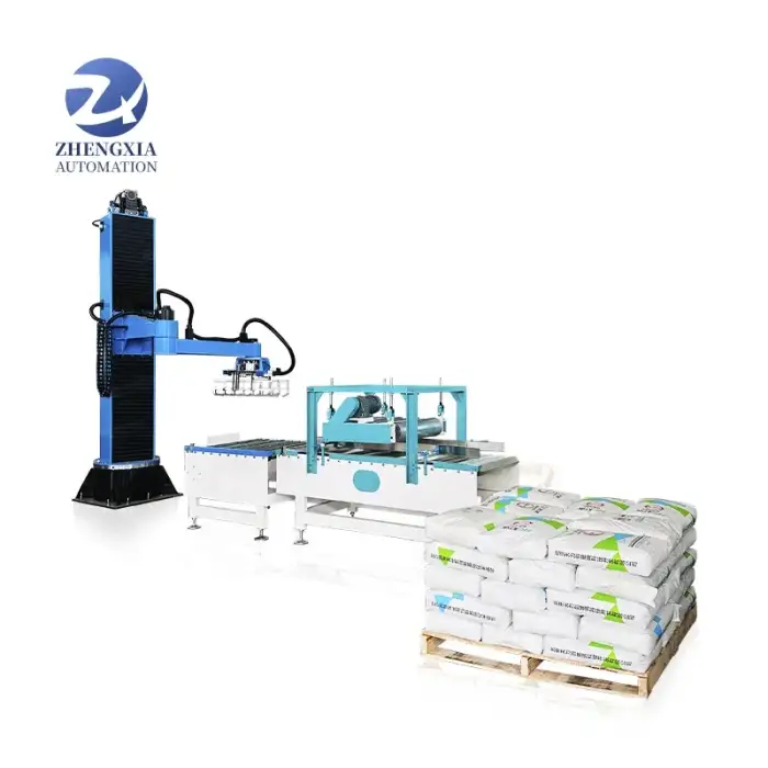 Professional Customization Robotic Column Palletizer Automatic Palletizer For Bags