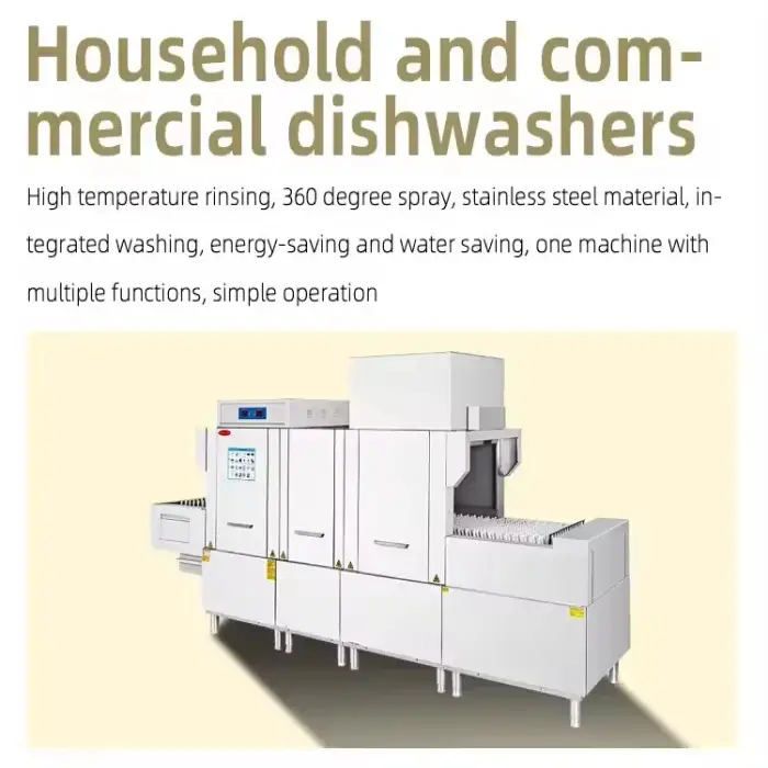 Dish Washing Machine Commercial Restaurant Hotel Automatic Canteen Smart Conveyor Dishwasher