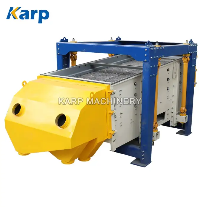 Large Capacity Vibrating Sifter Square Tumbler Screen Sieving Machine For Screening Silica Sand Frac Sand