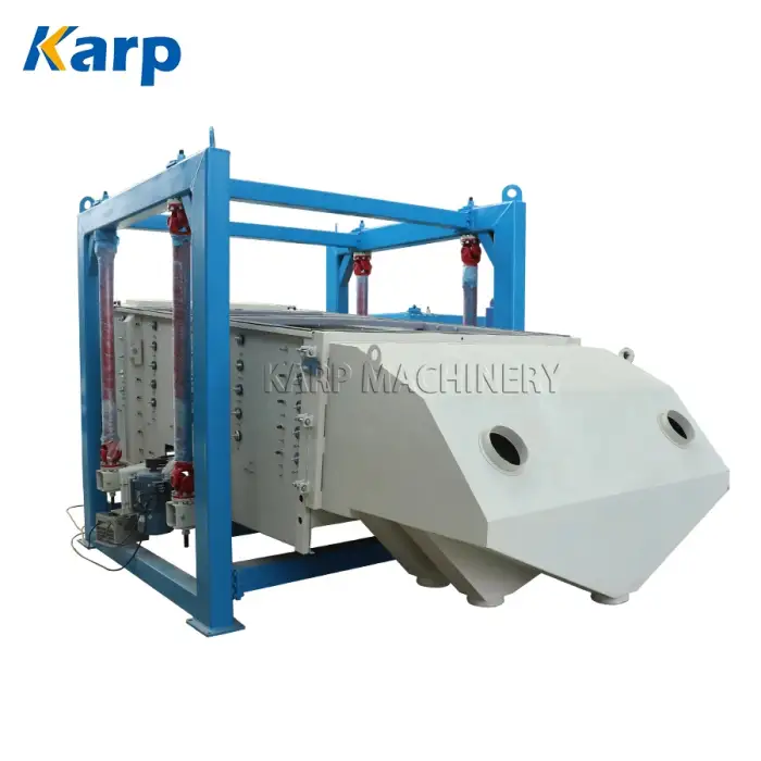 Large Capacity Vibrating Sifter Square Tumbler Screen Sieving Machine For Screening Silica Sand Frac Sand