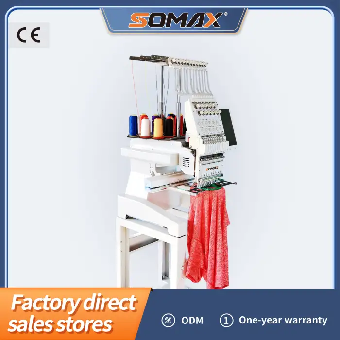 2-head multifunctional embroidery machine for garment embroidery computerized embroidery machine