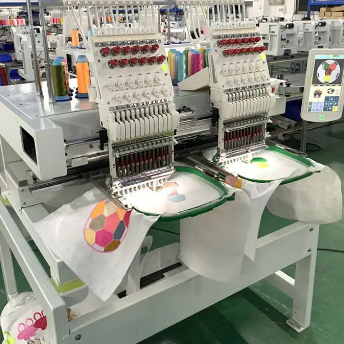 Automatic high speed 3D Computer Embroidery Machine  industrial  flat embroidery machine