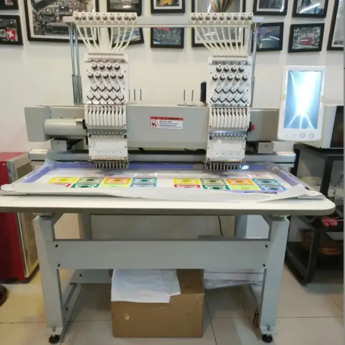 Automatic high speed 3D Computer Embroidery Machine  industrial  flat embroidery machine