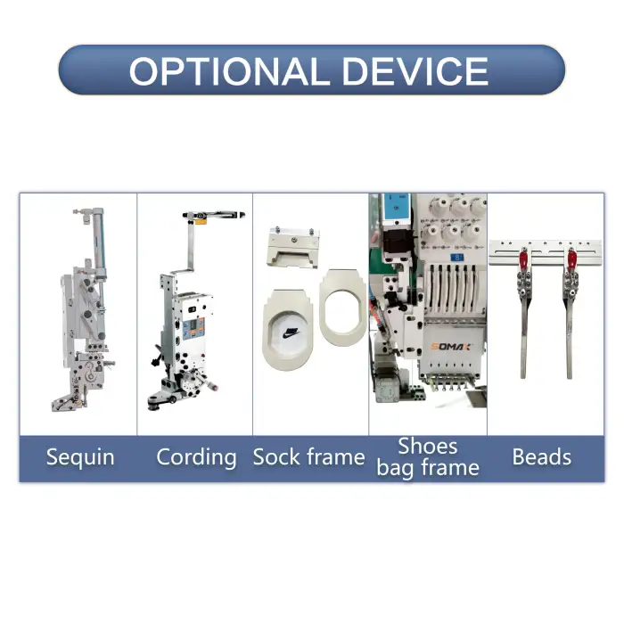 2-head multifunctional embroidery machine for garment embroidery computerized embroidery machine
