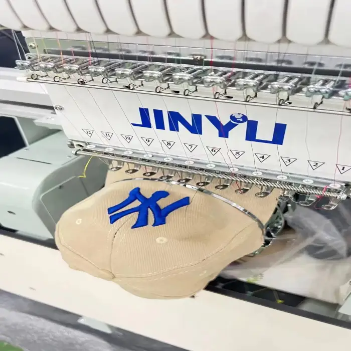 JCS-T1201 300*400mm new model t shirt embroidery machine 3d embroidery machine portable household embroidery machine single head 12 needle