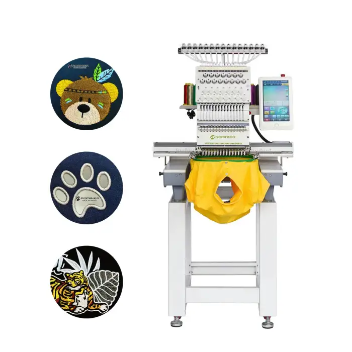 Promaker Seven days to the door computerized single head t shirt cap embroidery machine for USA warehouse