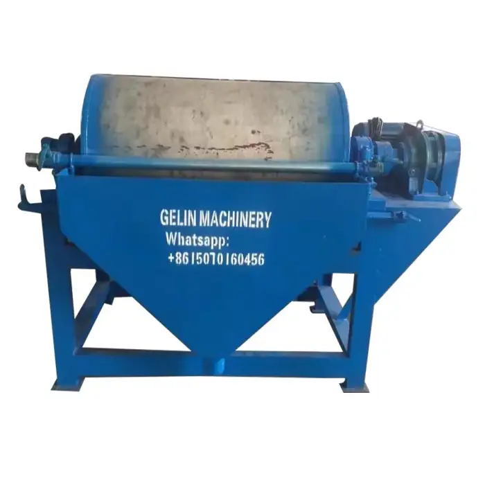 Industrial Intensity permanent magnetic separator to separate out Titanium ore in black ilmenite sand