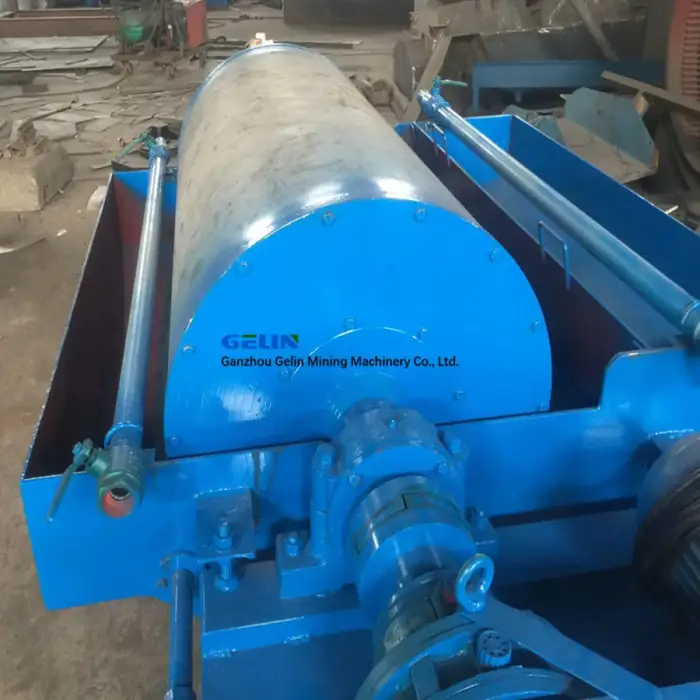 Industrial Intensity permanent magnetic separator to separate out Titanium ore in black ilmenite sand