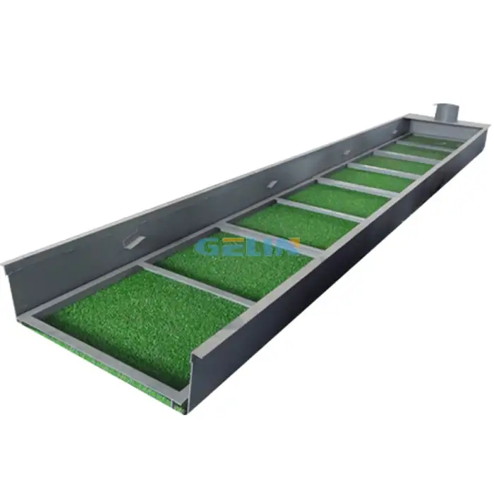 Hot selling gold sluice box plus carpet for alluvial placer gold recovery